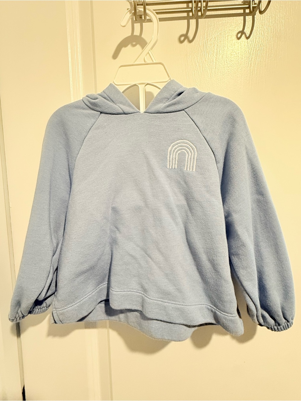 Old Navy Girls' Light Blue Hooded Pullover Top